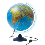 Купить глобус физико-политический globen, 32см, с подсветкой в Йошкар-Оле, интернет-магазин «Мир Книги»
