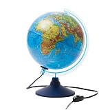 Купить глобус физико-политический globen, 25см, с подсветкой в Йошкар-Оле, интернет-магазин «Мир Книги»
